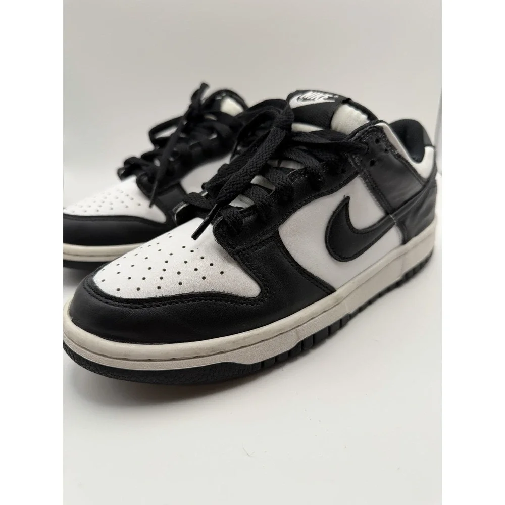 Nike Dunk Low Retro Panda Black White Youth 6.5Y Sneakers DD1391-100